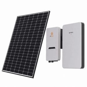 Panneaux photovoltaiques Tarka et batterie de stockage